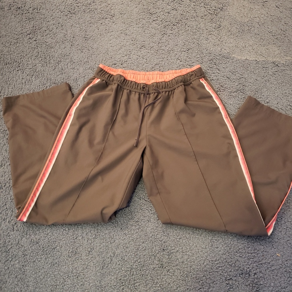 Gray with Pink strips pants